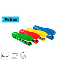 Grapadora petrus liliput 200 capacidad 12 hojas