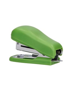 Grapadora liderpapel ecouse mini capacidad 12 hojas 100% plastico reciclado con caja de 1000 grapas 26/6