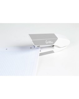Grapadora liderpapel con regalo de extraegrapas y caja de 1000 grapas 26/6 capacidad 20h color gris