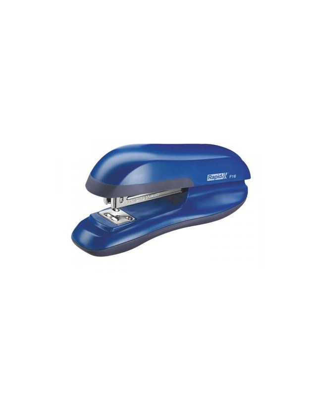 Grapadora rapid f16 plastico capacidad de grapado 20 hojas azul usa grapas 24/6 y 26/6