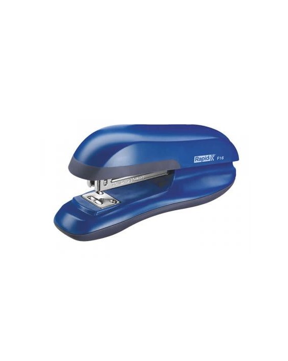 Grapadora rapid f16 plastico capacidad de grapado 20 hojas azul usa grapas 24/6 y 26/6