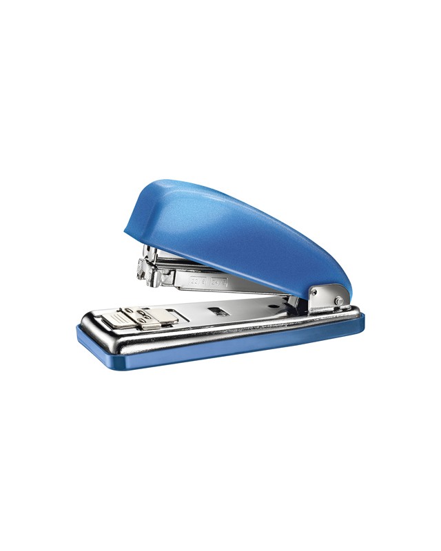 Grapadora petrus 226 classic wow azul metalizado capacidad 30 hojas en blister