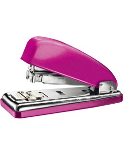 Grapadora petrus 226 classic wow fucsia metalizado capacidad 30 hojas en blister