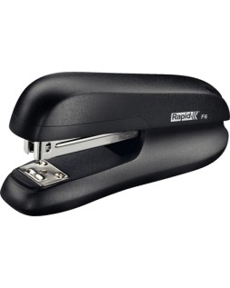 Grapadora rapid f6 plastico abs color negro capacidad 20 hojas usa grapas 24/6 y 26/6