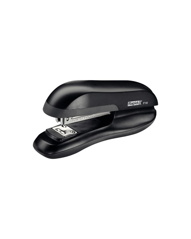 Grapadora rapid f16 plastico abs color negro capacidad 30 hojas usa grapas 24/6 y 26/6