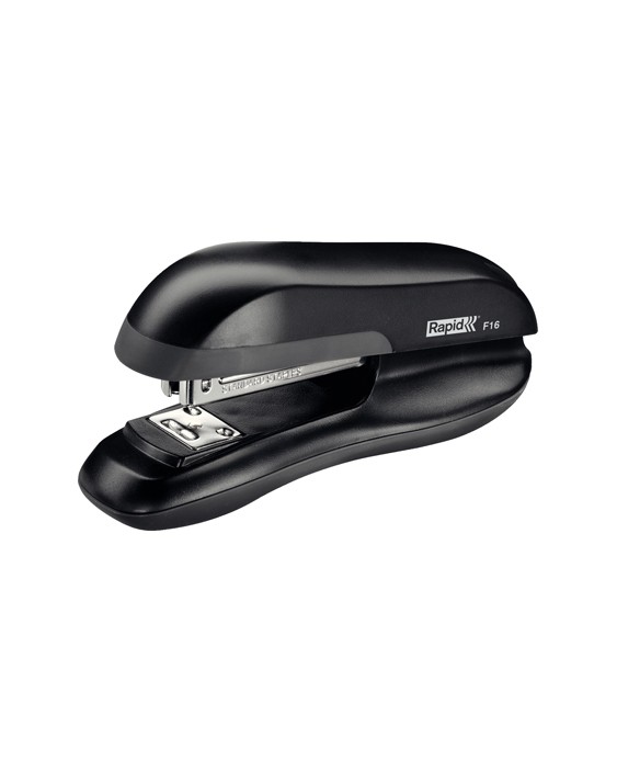 Grapadora rapid f16 plastico abs color negro capacidad 30 hojas usa grapas 24/6 y 26/6