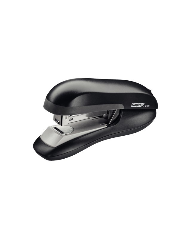 Grapadora rapid f30 plastico abs color negro capacidad 30 hojas usa grapas 24/6 y 26/6