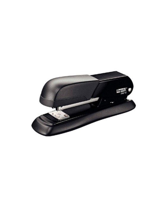 Grapadora rapid fm12 metalica color negro capacidad 25 hojas usa grapas 24/6 y 26/6