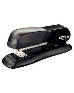 Grapadora rapid fm12 metalica color negro capacidad 25 hojas usa grapas 24/6 y 26/6
