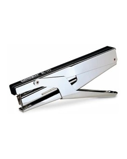 Grapadora tenaza rapid e10 cromado/negro capacidad 15 hojas usa grapas nº 10
