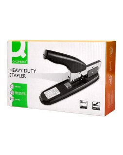 Grapadora q-connect kf02293 metalica capacidad 150 hojas color negro