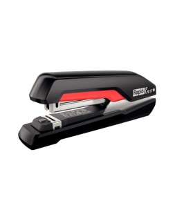 Grapadora rapid s17 fullstrip plastico capacidad de grapado 30 hojas usa grapas 24/6 y 26/6 color negro/rojo
