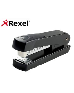 Grapadora rexel meteor metalica capacidad de grapado 20 hojas usa grapas 24/6 y 26/6 color negro