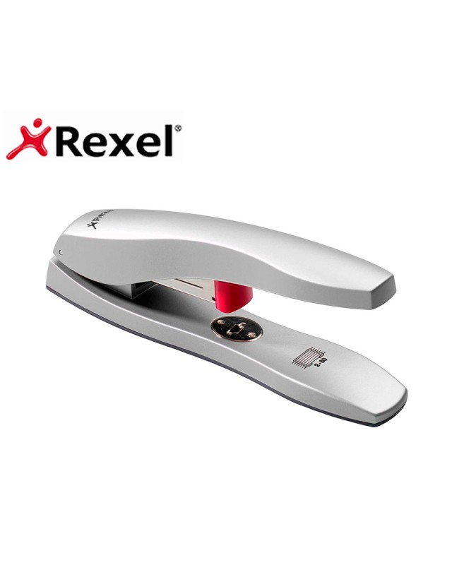 Grapadora rexel odyssey metalica capacidad de grapado 60 hojas usa grapas odyssey color plata