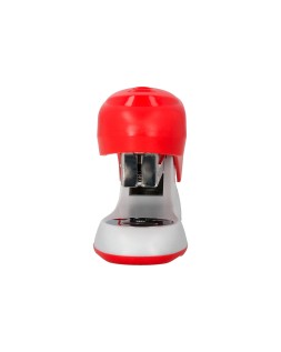 Grapadora q-connect kf14206 plastico abs roja capacidad 20 hojas