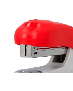 Grapadora q-connect kf14206 plastico abs roja capacidad 20 hojas