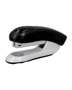 Grapadora q-connect kf14207 plastico abs negra capacidad 20 hojas medidas 177x43x67mm