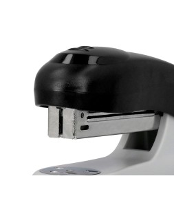 Grapadora q-connect kf14207 plastico abs negra capacidad 20 hojas medidas 177x43x67mm