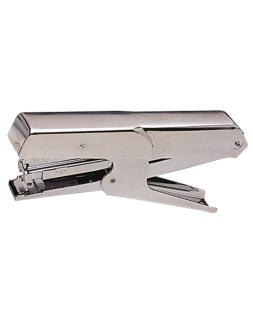 Grapadora petrus de tenaza 224 cromada capacidad 25 h usa grapas 22/6