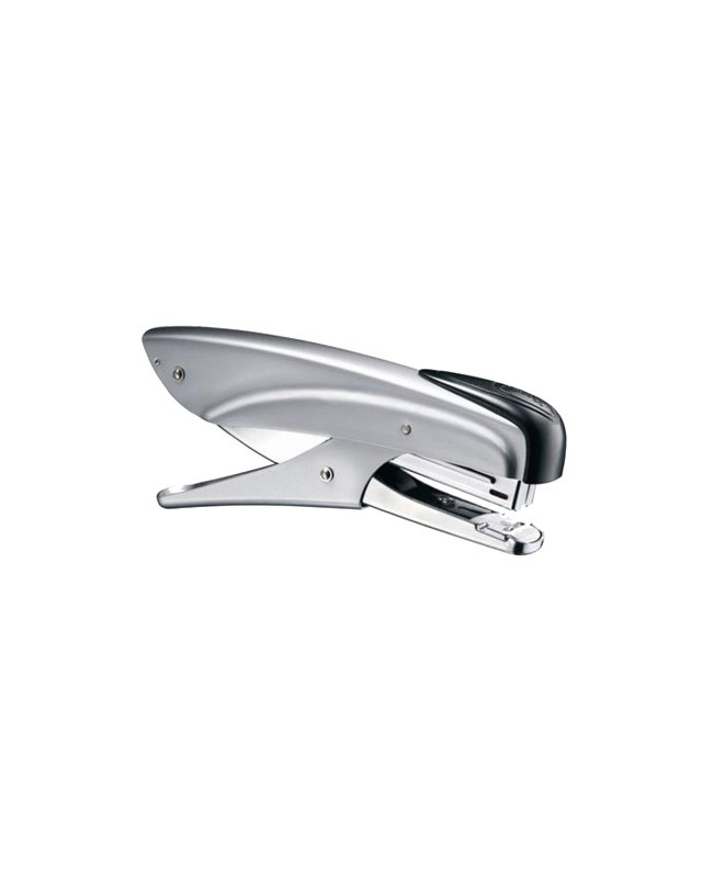 Grapadora maped universal metalica de tenaza capacidad 20 hojas usa grapas 26/6 en blister