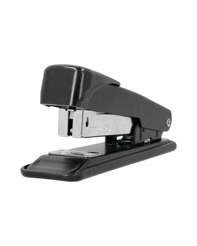 Grapadora greening metalica color negro capacidad 30 hojas usa grapas 24/6 y 26/6