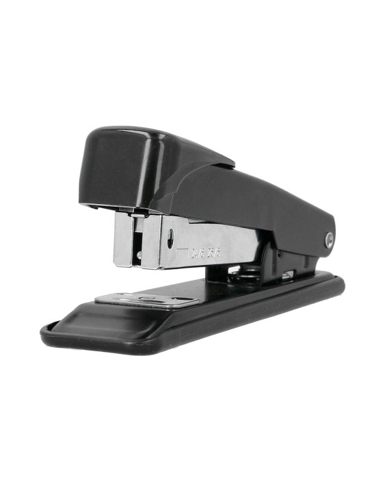 Grapadora greening metalica color negro capacidad 30 hojas usa grapas 24/6 y 26/6