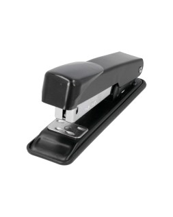Grapadora greening metalica color negro capacidad 30 hojas usa grapas 24/6 y 26/6
