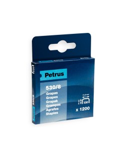 Grapas petrus nº 530/8 caja de 1200 unidades