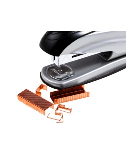 Grapas q-connect nº 23/6 cobreadas caja de 1000 unidades