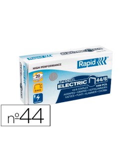 Grapas rapid nº 44/6 galvanizada caja de 5000 unidades
