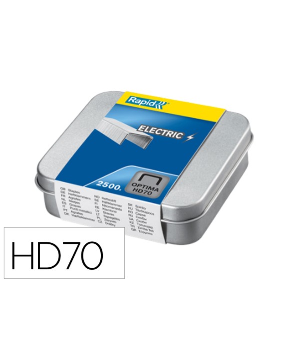 Grapas rexel optima hd70 caja de 2500 unidades