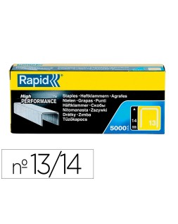 Grapas rapid 13/14 mm galvanizada caja de 5000 unidades