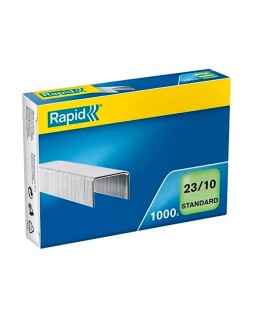 Grapas rapid 23/10 mm galvanizada caja de 1000 unidades