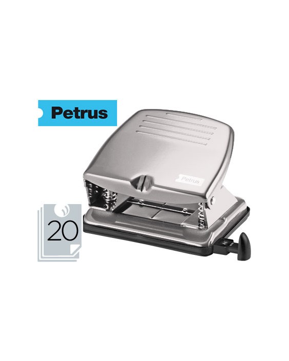 Taladrador petrus 65 c cromado capacidad 20 hojas