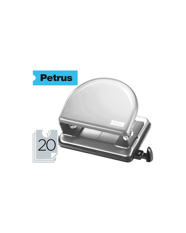 Taladrador petrus 52 c cromado capacidad 20 hojas