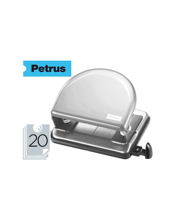 Taladrador petrus 52 c cromado capacidad 20 hojas