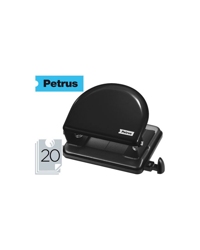 Taladrador petrus 52 negro capacidad 20 hojas