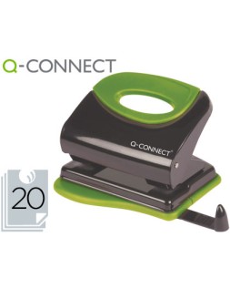 Taladrador q-connect kf00995 metalico con empuñadura de caucho capacidad 20 hojas