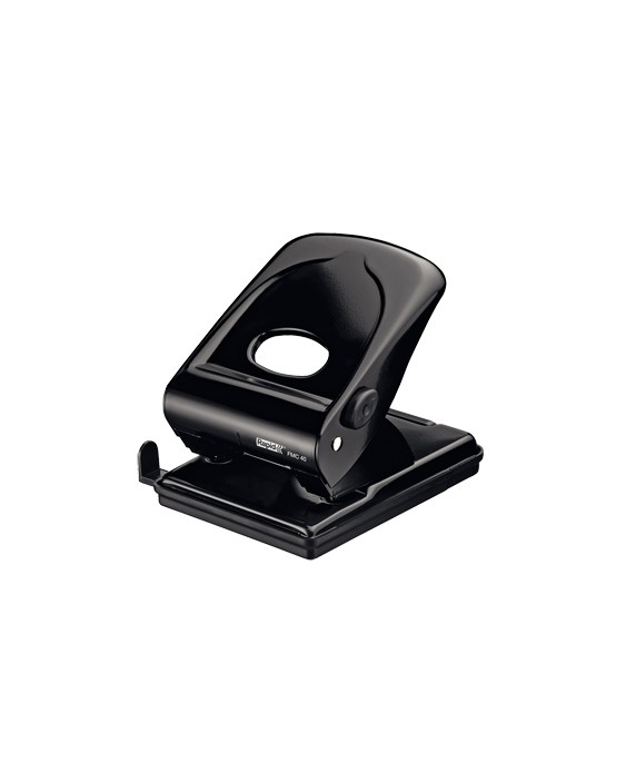 Taladrador rapid fmc40 metalico color negro capacidad 40 hojas