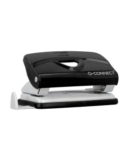Taladrador q-connect kf14214 negro abertura 1 mm capacidad 10 hojas