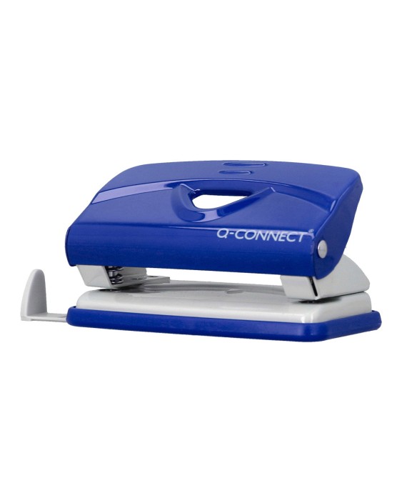 Taladrador q-connect kf14215 azul abertura 1 mm capacidad 10 hojas