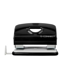 Taladrador q-connect kf14217 negro abertura 2 mm capacidad 20 hojas
