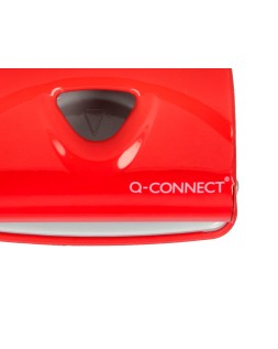Taladrador q-connect kf14219 rojo abertura 2 mm capacidad 20 hojas