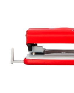 Taladrador q-connect kf14219 rojo abertura 2 mm capacidad 20 hojas