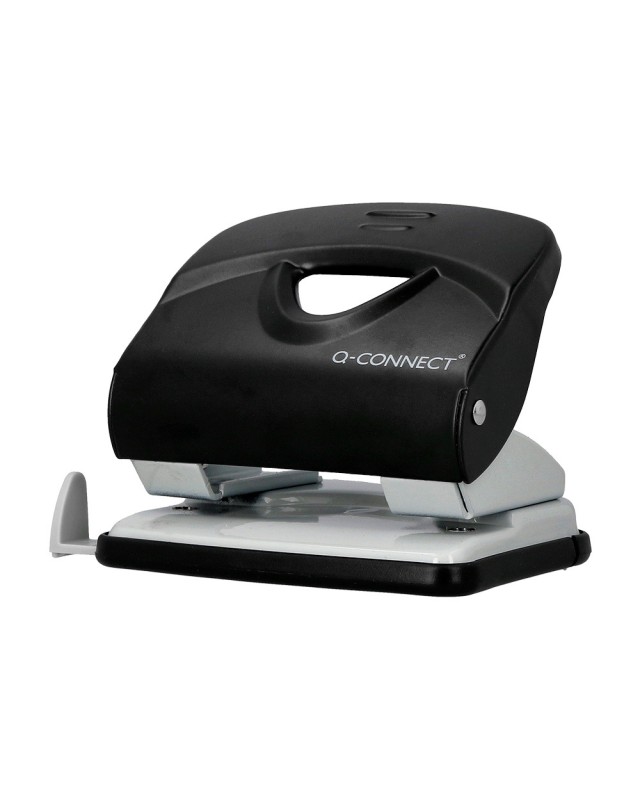 Taladrador q-connect kf14220 negro abertura 2,7 mm capacidad 30 hojas