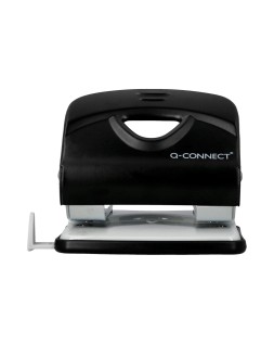 Taladrador q-connect kf14220 negro abertura 2,7 mm capacidad 30 hojas