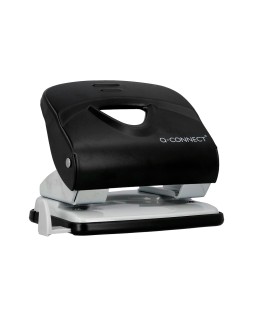 Taladrador q-connect kf14220 negro abertura 2,7 mm capacidad 30 hojas