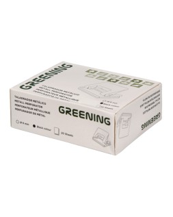 Taladrador greening metalico negro capacidad 20 hojas