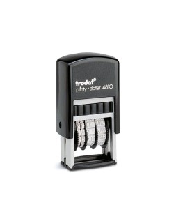 Fechador trodat printy entintaje automatico 3,8 mm color negro