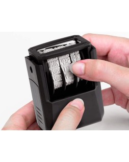 Fechador trodat printy entintaje automatico 3,8 mm color negro